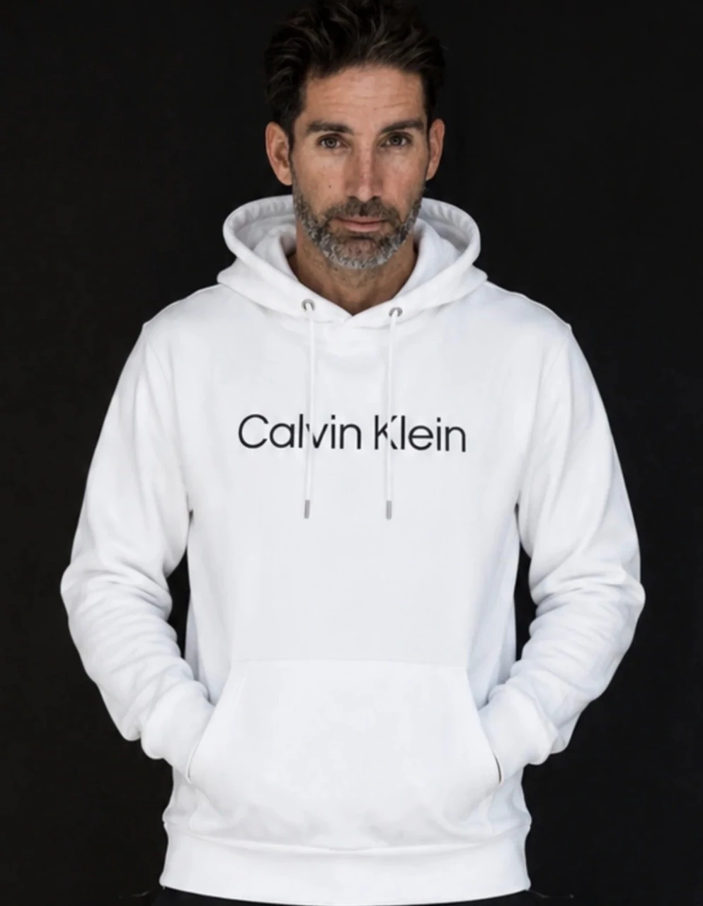 Sweat à capuche Calvin Klein - Blanc - Taille L - Neuf avec étiquette